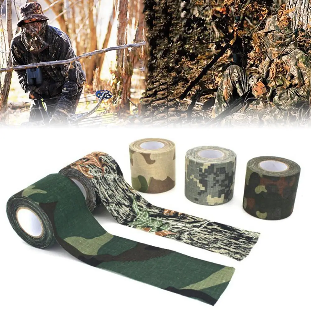 4.5*500cm hunting Camouflage Tape Bandage Wrap Rifle Gun Hunting