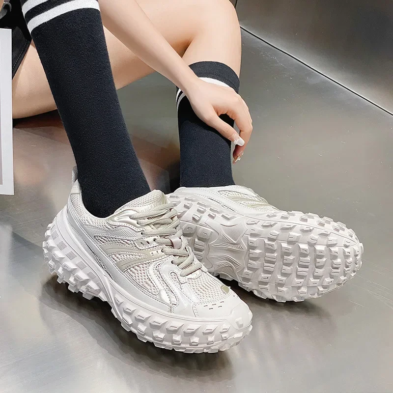 

Paris daddy shoes ins fashion new casual sports breathable shoes men and women tire shoes thick soled large shoes fashion