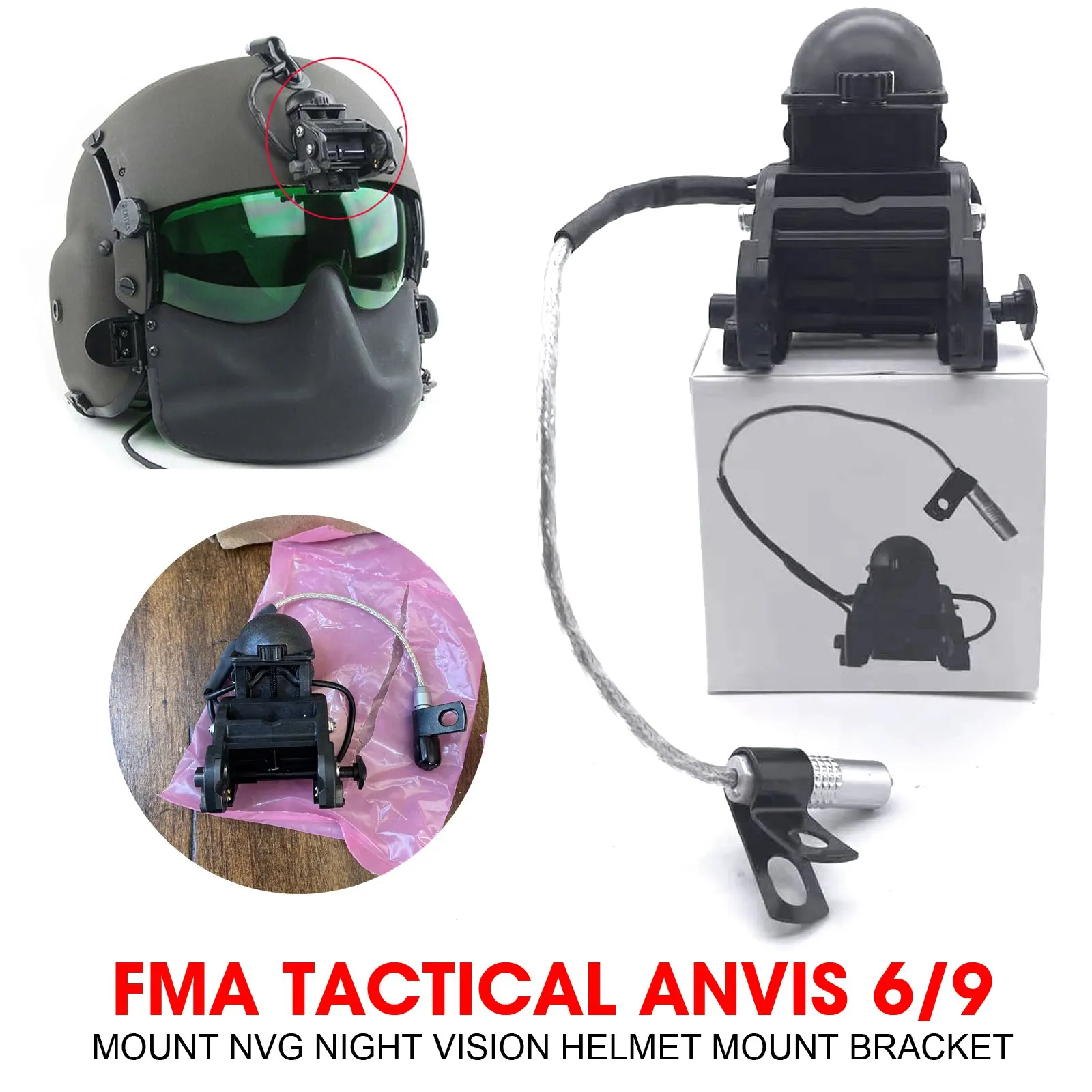 実物 ESS NVGゴーグル FG ツインファンカスタム ヘルメット用