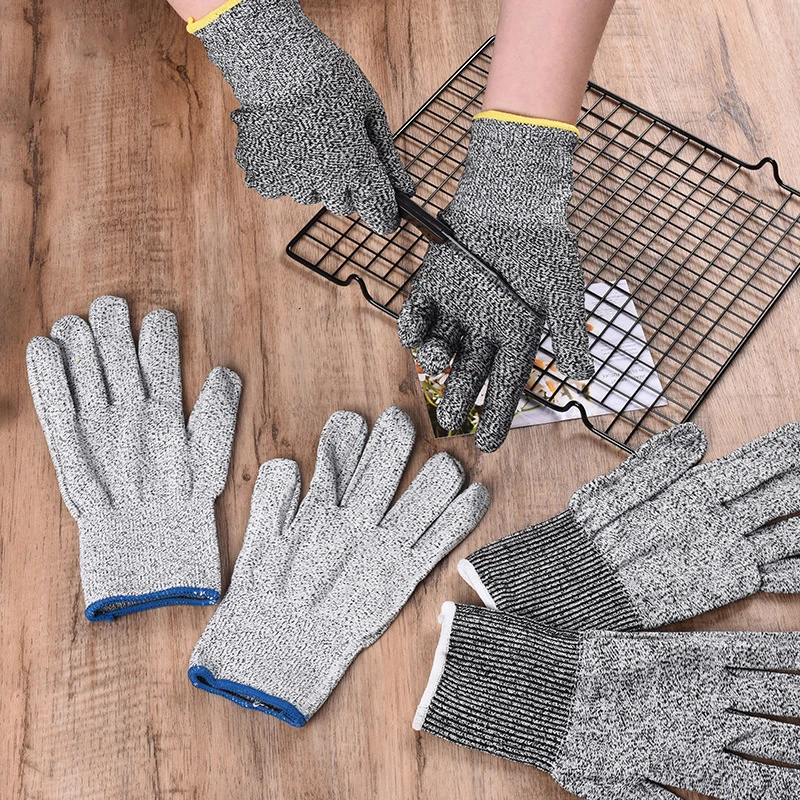 Gants de sécurité anti-coupure pour la cuisine, protection de niveau 5,  haute résistance, gants de sécurité pour la coupe de poisson et de viande -  AliExpress