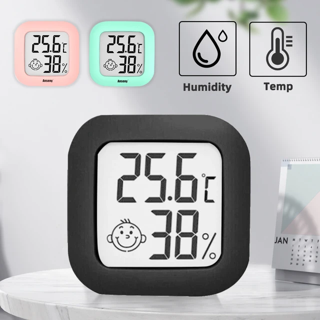 Simple Style Digital Hygrometer Indoor Thermometer Room Thermometer & Humidity  Gauge Long Standby for Household Office - AliExpress