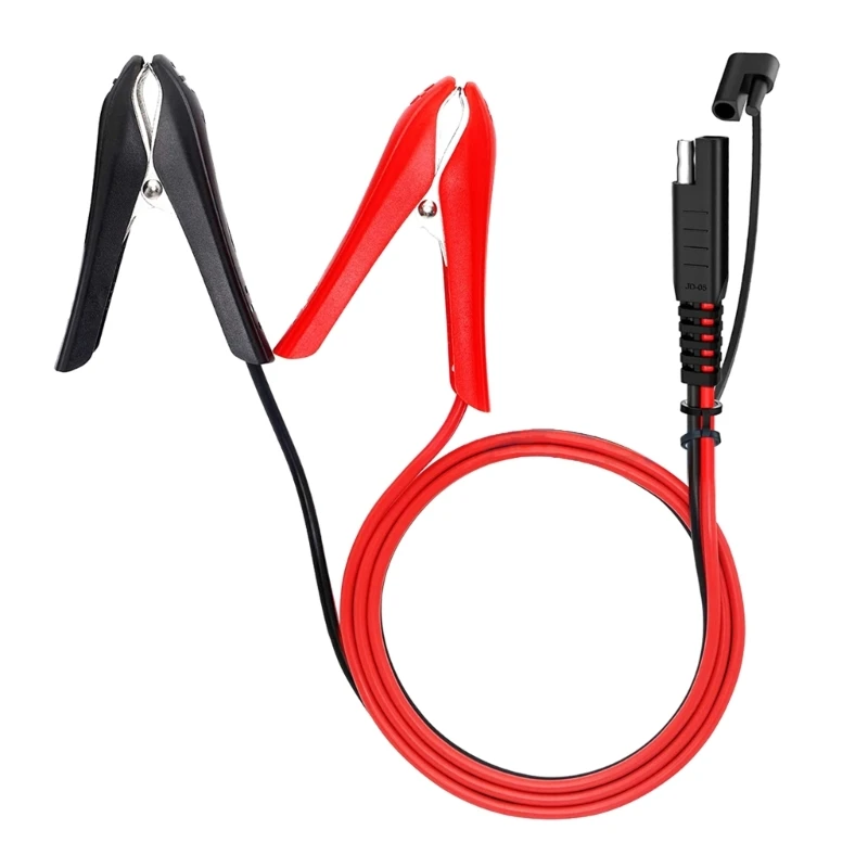 

2FT 16AWG Battery Clip to SAE Connector Extension Cable,12V SAE Quick Release Adapter Cable