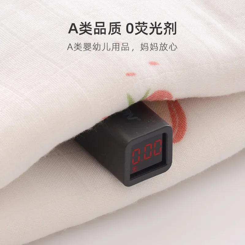 Baby four-layer bamboo cotton gauze quilt summer thin newborn products swaddling towel baby blanket 4
