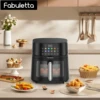 Air Fryer 5.8Qt, 11-in-1 Compact Air Fryers With Viewing Window, 450°F Digital AirFryer, 11 Smart Cooking Programs, Shake Remind 1