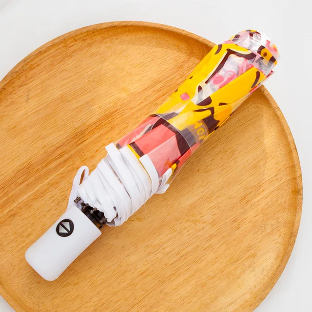 Disney Rajzfilm Automatikus Összecsukása Három Összecsukható Esernyő Anime Figurák Winnie The Pooh Átlátszó Lányok Ajándékok - Image 5