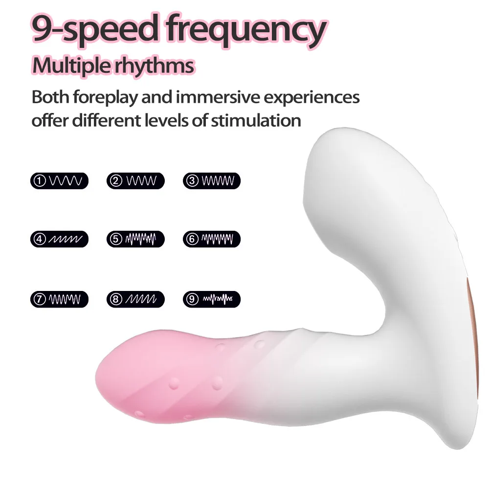 9-speed Sucking  9-speed Vibrator  for Women Nipple Clit Anal Butt  Stimulator Powerful Vibrating Clitoris Sucker Sexy Toy APP