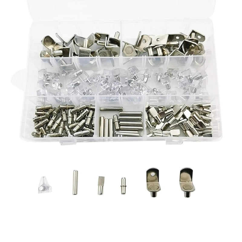 

160 шт. кронштейны для полки, опорные шпильки, шпильки, металлические шпильки, полки, сепаратор, фиксированный держатель для шкафа, мебели