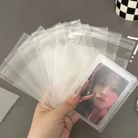 100pcs Clear Korean Toploader Photocard Protector Transparent Card Sleeve Photo Card Holder For korea Idol Card 13x8cm 1