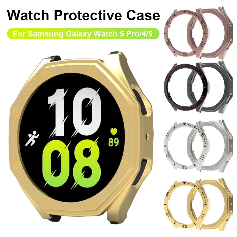 Per Samsung Watch 5 44Mm 40Mm 5 Pro 45Mm Custodia Protettiva In Plastica Protettiva Per Samsung Galaxy Watch 4/5 44 40Mm