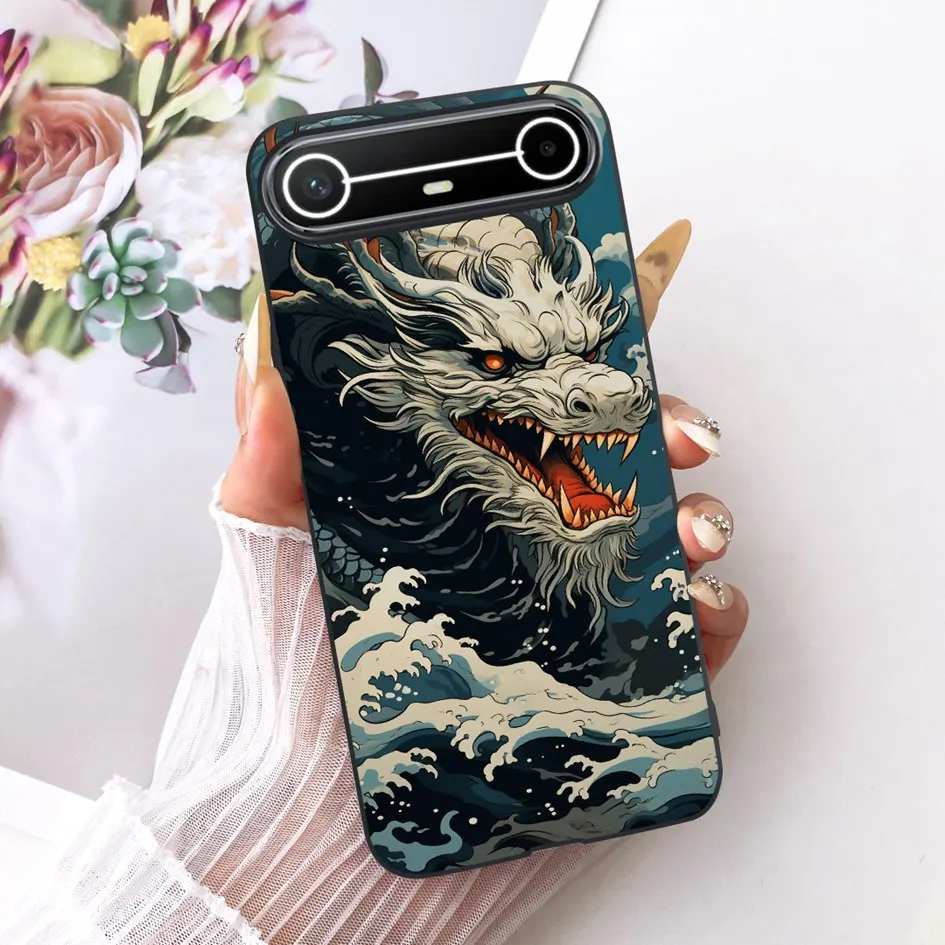New Fashion Flower Bowknot Soft Silicone Protective Bumper Case - Slim Design