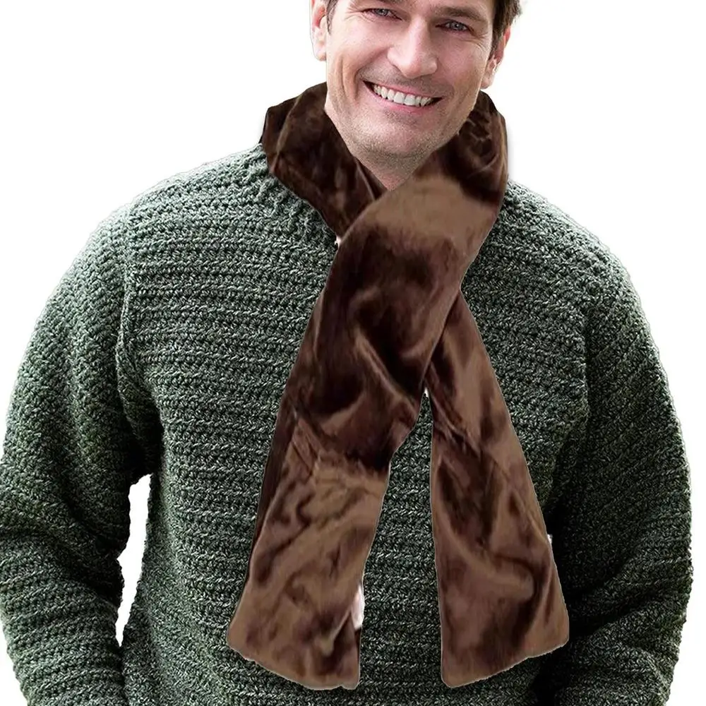 Heating Neck Wrap USB Heating Scarf With 2 Pockets Warm And Soft Cycling Accessory For Camping Climbing Cycling Backpacking