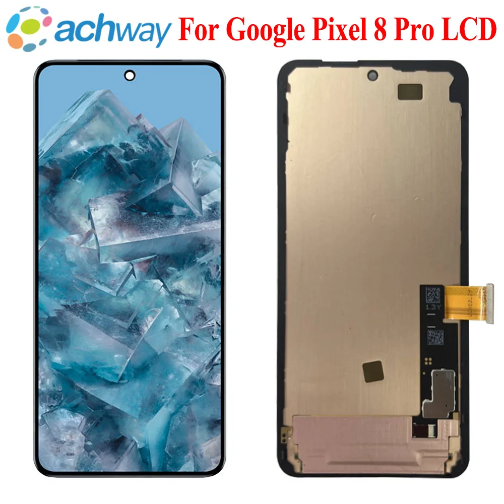 

Tested New OLED 6.7" For Google Pixel 8 Pro LCD Display Screen Touch Digitizer Assembly Parts For Google Pixel 8Pro Screen LCD