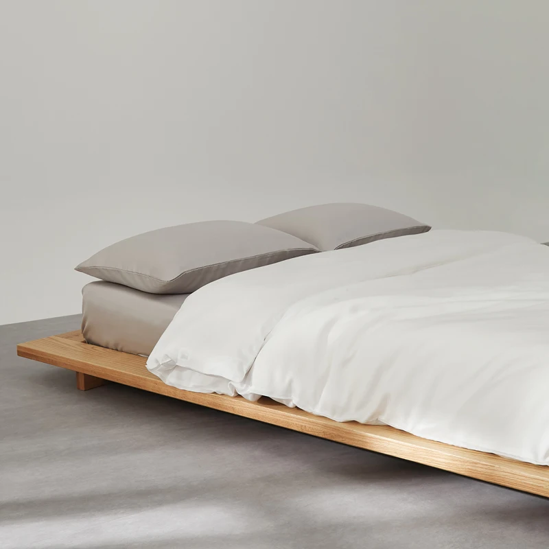 طقم أغطية سرير حرير ليوسيل فاخر