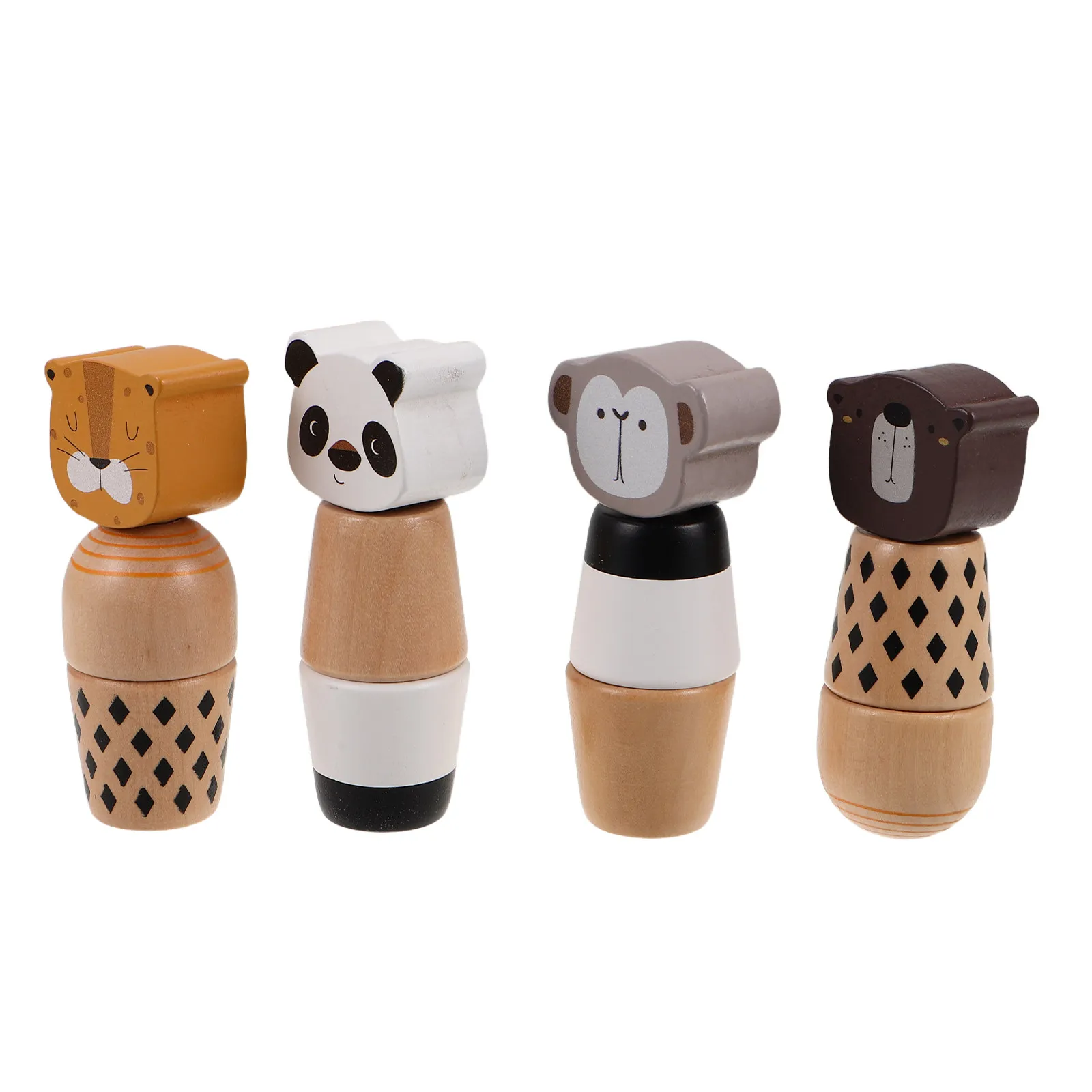 4Pcs 어린이용 너트 볼트 나사 매칭 교육 세트  몬테소리 운동 능력 개발 대화형 학습