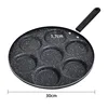 Seven Hole Omelette Pan Non-stick Pan Multi-function Pan Breakfast Pan Household Frying Pan Hamburger Mold Kitchen Cookware 6