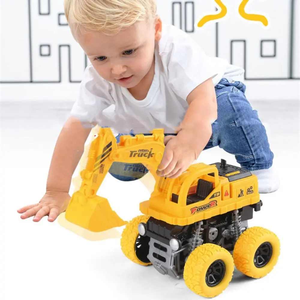 

Home Decor Diecast Engineering Vehicle Excavator Inertial Sliding Car Models Engineering Car Model Forklift Toy