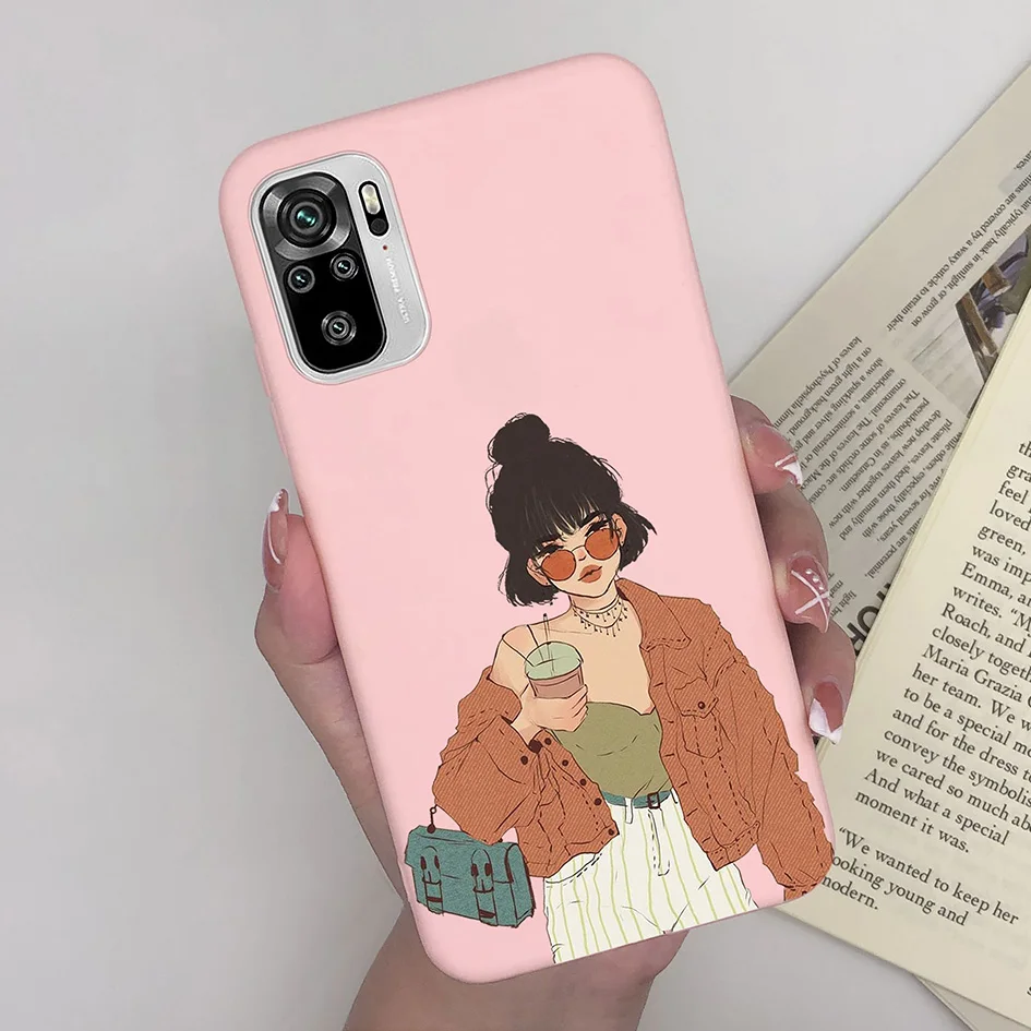 Cute Fashion Heart Avocado Soft Silicone Phone Case for Xiaomi Redmi Note Series
