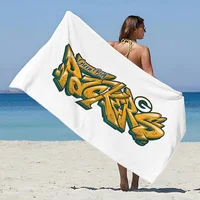 Green B-BayS Beach Towel Microfiber Sand Free Quick Dry Soft Sandproof Pool Towels Gift for P-PackerS Women Travel Gym Shower 2