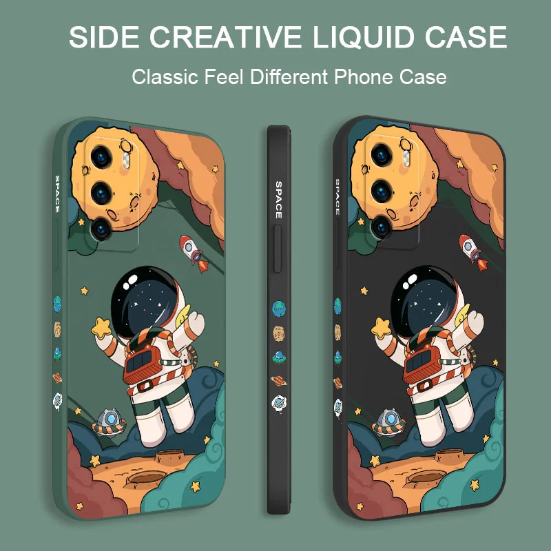 Hello Astronaut Phone Case For Huawei P40 P50 P30 P20 Pro Lite Nova 5t Y7A Mate 50 50E 40 30 20 Pro Lite Cover