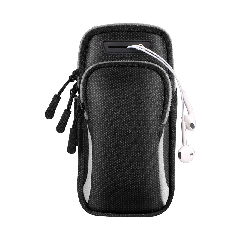  Phone Arm Bag with Headphone Jack Waterproof Breathable Sports Running Bag Gym Mobile Phone Holder 