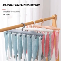 Socks Hanger Windproof Clip And Drip Hanger Windproof Strong Bearing Capacity Drying Clothes Rack For Hanging Socks Towels 2