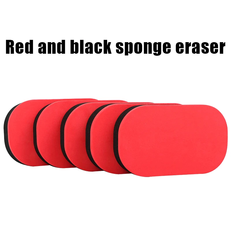 

EVA Table Tennis Racket Cleaning Sponge Wipe Rubber Sponge Eva High-Density Red And Black Soft Sponge Wipe Soft Non-Slagging