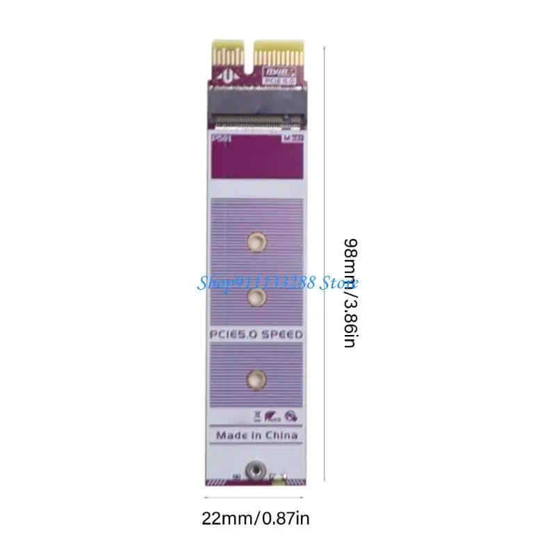 G88D PCIE 5.0 X1-M.2 어댑터 카드 NVME 확장 M 키 인터페이스 M.2 지원 2280/2242/2230 빠른 설치