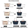 Bag Organizer Inner Liner Accessory For Longchamp LE PLIAGE Handbags Expand Space Anti-Collapse Satin Fabric Insert Pocket 4
