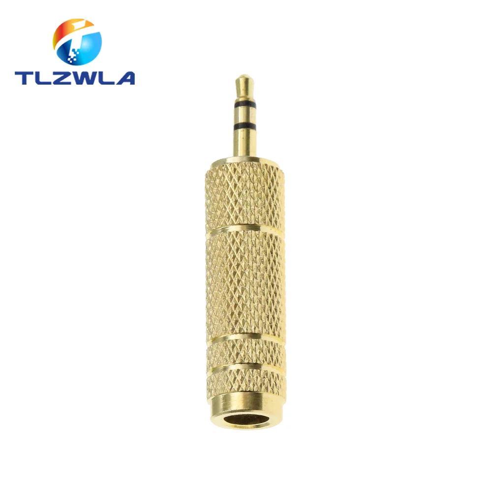 5.6 Mm|3.5mm To 6.35mm Stereo Audio Adapter - Gold 1/4