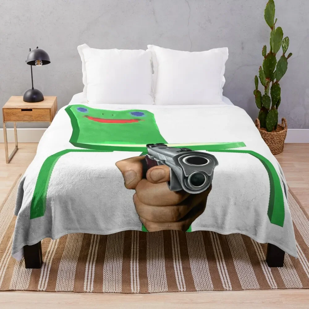 

froggy chair gun Throw Blanket Decorative Sofas Plaid For Baby Thermal Blankets