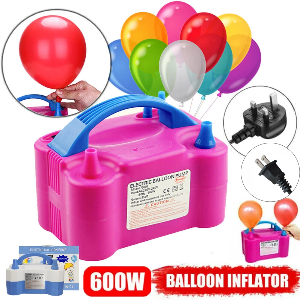 Electric Balloon Inflator 600w Air Pump For Inflating Balloons