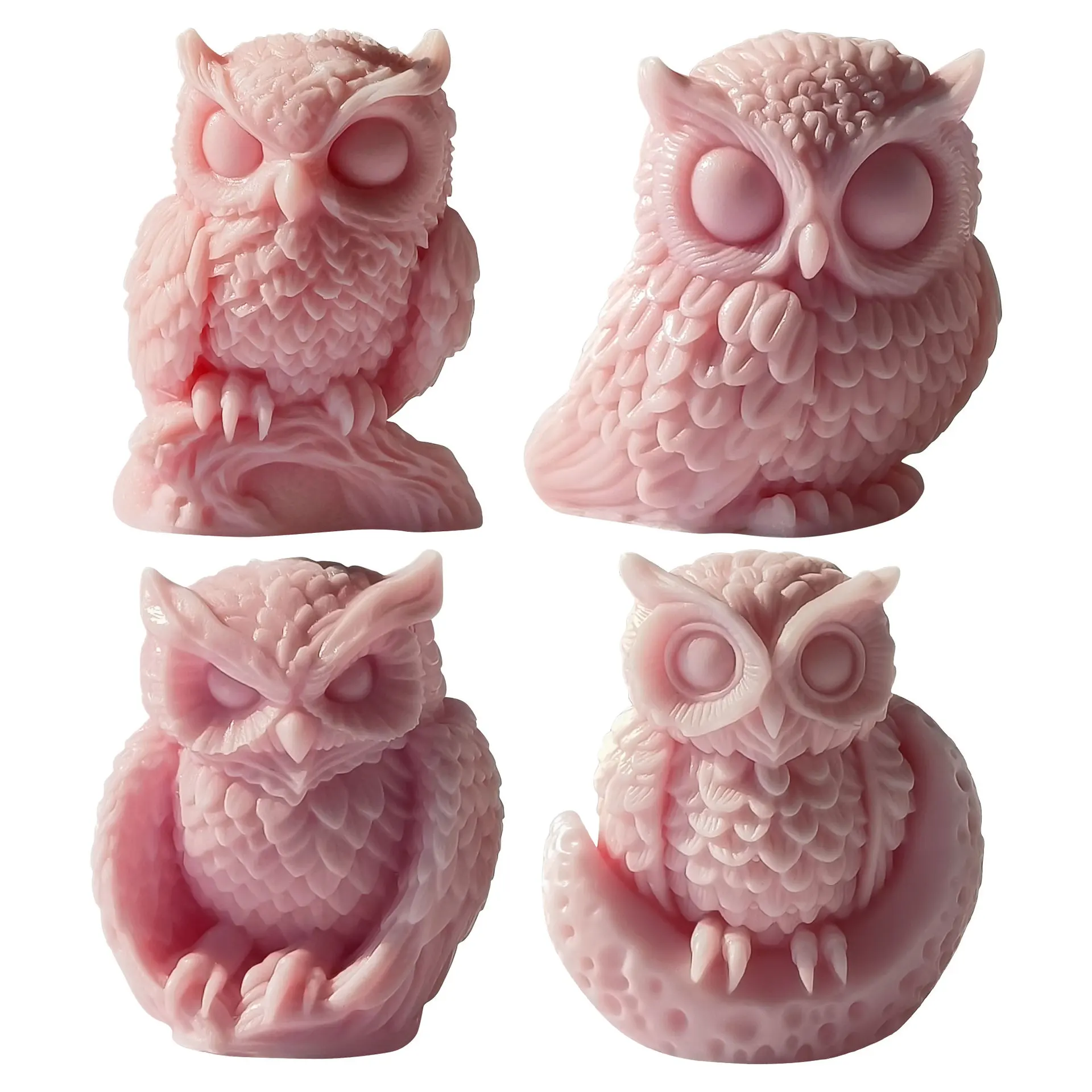Cute Owl Silicone Mold 6