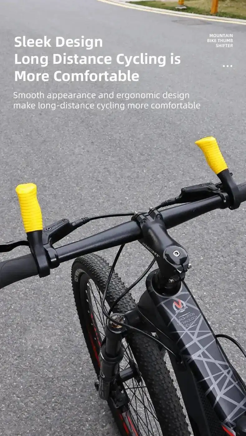 ESLNF 22mm Ergonomische MTB Mountainbike Lenkerenden Nylon Mini-Daumengriffe Innenlenkerabdeckung Fahrradteile – Detail 9