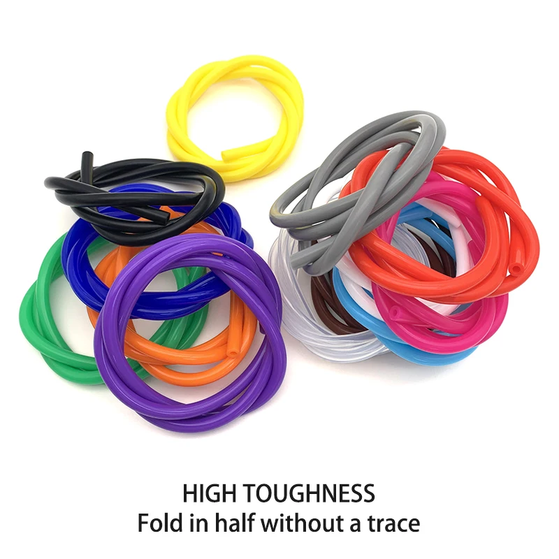 2 M Colorful Food Grade Silicone tube ID2 3 4 5 6 7 8 9 10 12mm Flexible Garden Rubber hose Aquarium Soft Tubing Silicone pipe silicone tube rubber hose rubber tube rubber tubing