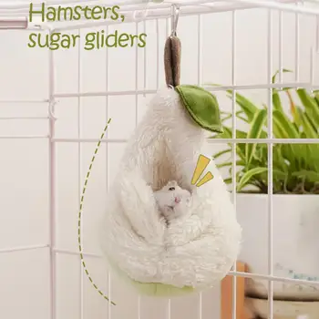 Amaca per Furetti con Gancio, Decorazione Divertente, Cuccia Calda per Cincillà, Furetti, Petauri dello Zucchero, Scoiattoli, Conigli, Gerbilli