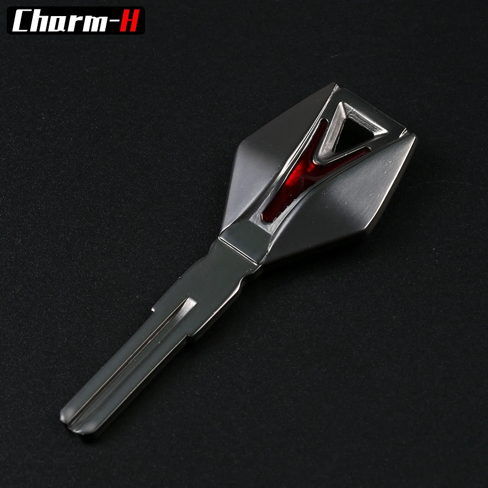 1 Piece Alloy Key Blank for Ducati Motorcycle Key Embryo 695 696 795 796 1100S 1200S Car Spare Handle (all-in-one-shaped)