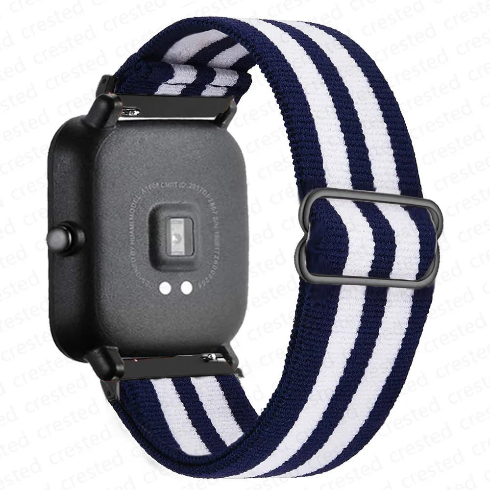 Scrunchie Nylon Sport Bracelet Band for Smartwatch - 22mm Strap Accessories