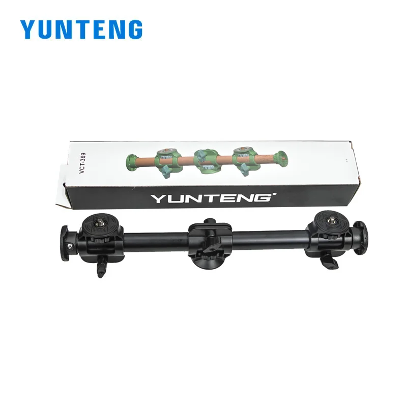Yunteng 369 카메라 오버 헤드 삼각대, 익스텐션 폴, 휴대폰 카메라, 수직 사진 촬영 스탠드 삼각대