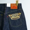 Oversized 18 oz Raw Blue Denim Jeans for Men Red Selvedge Heavyweight Washed Pants American Casual Loose Straight Trousers 6