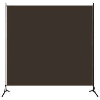Schermo Marrone 175x180 cm in Tessuto Prodotti per la decorazione della casa, schermi divisori, schermi privacy 1