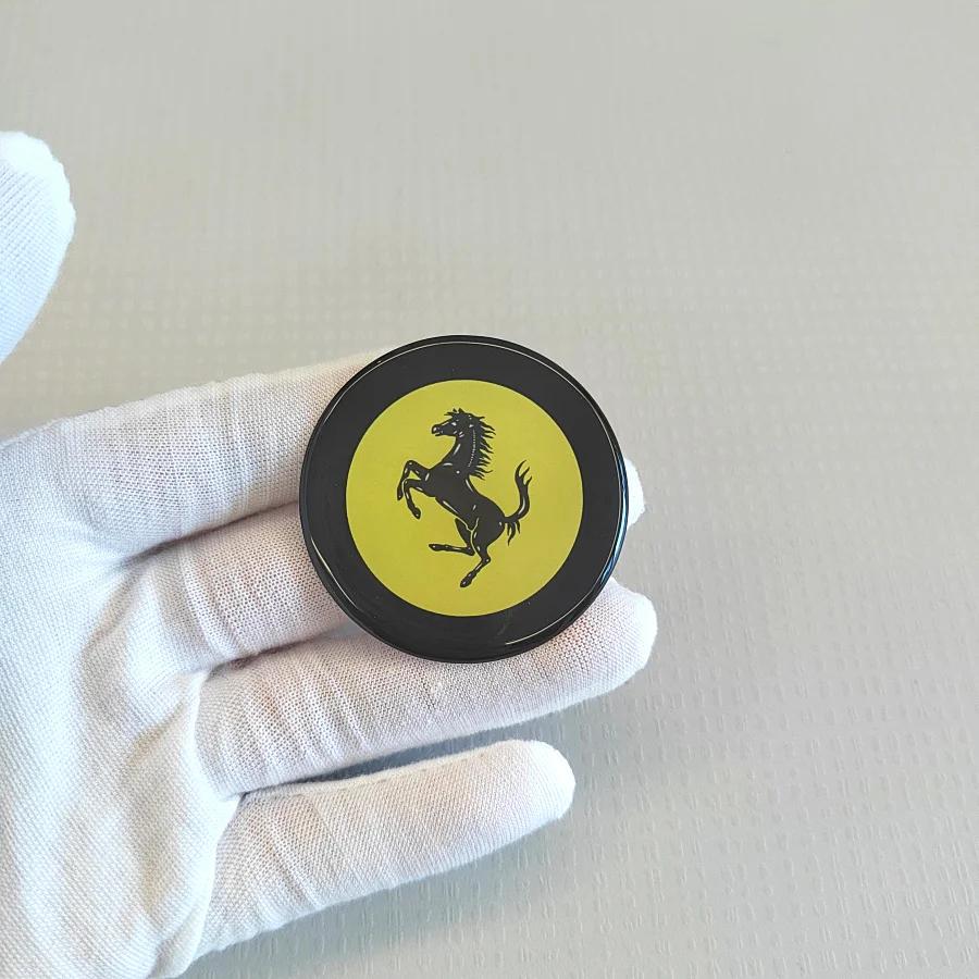 Ferrari stuurwiel decoratie sticker 48mm interieur upgrade
