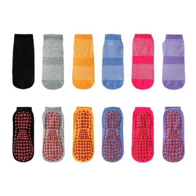 Fashion Solid Children Floor Socks Boys Kids Girls Baby Non Slip Silicone Toddler Socks Breathable Versatile Parent-child Socken 3