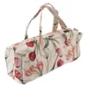 Floral Pattern Sweater Organizer Bag Woven Fabric Dustproof Large Capacity Crafts Knitting Clothes Storage Bags  For Closet 4
