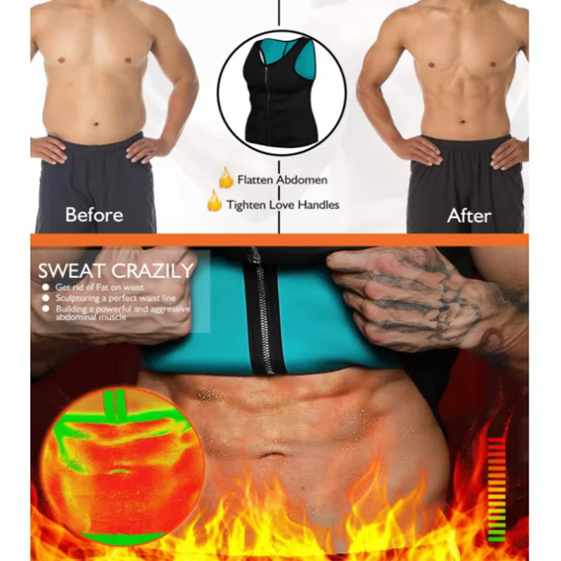 Men Exercise T-shirts Sauna Effect Training Vest Sports Tops Fitness Slimming Weight Loss Clothes Compression Sportswear Workout Best Sellers In Sports & Entertainment Men Exercise T-shirts Sauna Effect Training Vest Sports Tops Fitness Slimming Weight Loss Clothes Compression Sportswear Workout Best Sellers In Sports & Entertainment