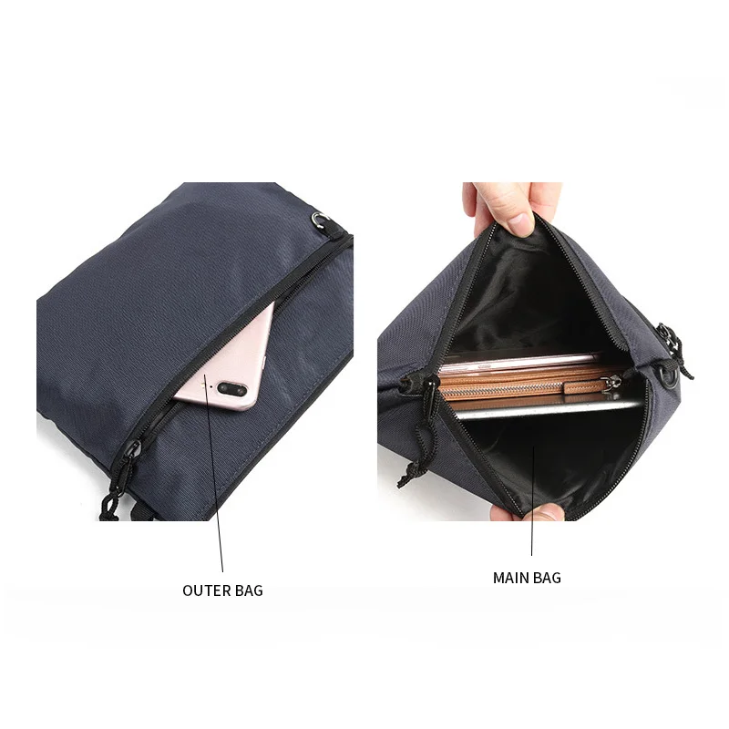 Shoulder Bag Men's Messenger Bag Casual Fashion Chest Sports Trend Waist Men's Shoulder Small Backpack