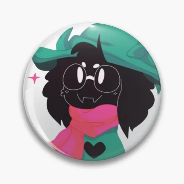 Cute Ralsei Deltarune Chapter Delta Rune Soft Button Pin Customizable ...