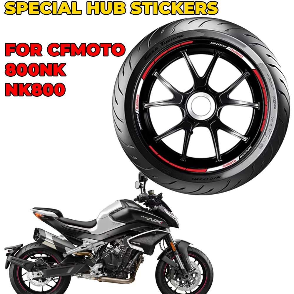 For CFMOTO 800NK NK 800 2023 2024 Motorcycle Wheel Sticker Wheel Hub ...