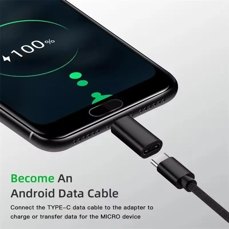 Universal Micro USB to Type-C OTG Adapter for Smartphones and Tablets