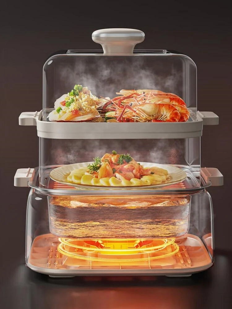 Joyoung 220V Electric Steamer 10L Electric Cooker 1000W Electric Cooker Multi-purpose Cooker 24 Hours Reservation Steamer 6