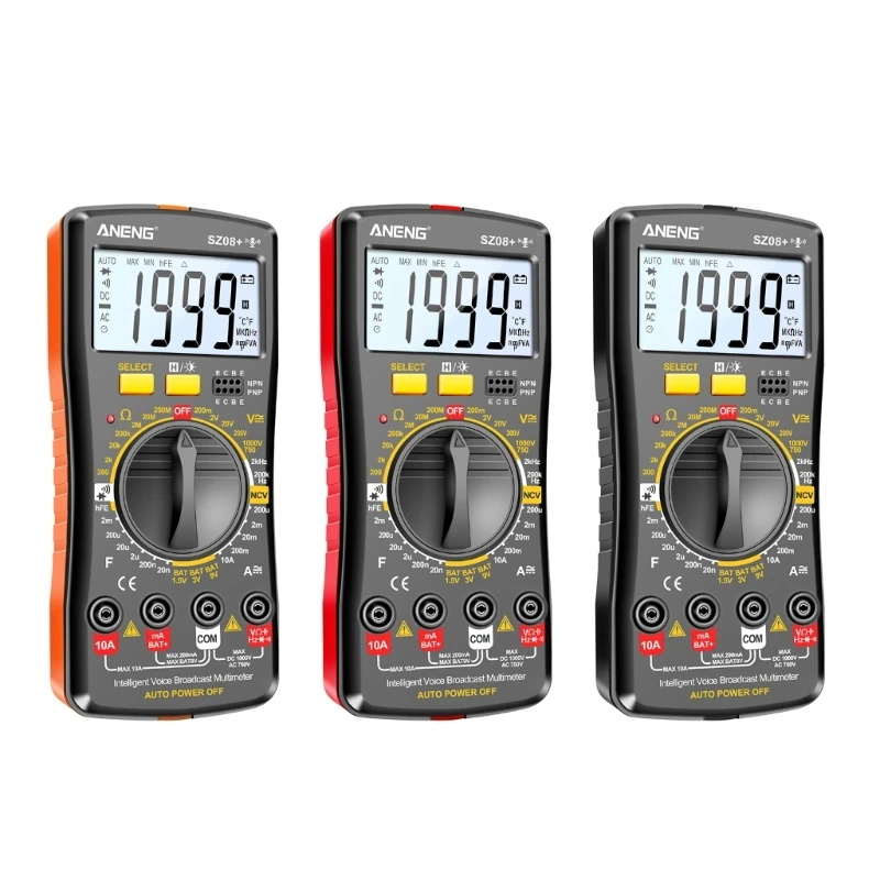 

Digital LCD-Multimeter AC-DC Voltmeter Ammeter Ohmmeter Volt-Tester Diodes Meter